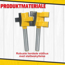 Last inn bildet i Galleri-visningsprogrammet, 45-graders geringsfreserbit (2 stk / sett)