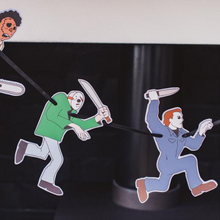 Last inn bildet i Galleri-visningsprogrammet, Halloween skrekkdekorasjons-girlander