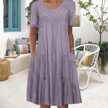 Last inn bildet i Galleri-visningsprogrammet, Ensfarget kjole