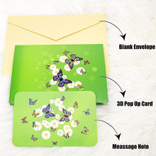 Last inn bildet i Galleri-visningsprogrammet, Fargerike Sommerfugler Pop-up Kort