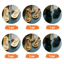 Last inn bildet i Galleri-visningsprogrammet, 3D fotmassasje polstrede usynlige sokker til damer