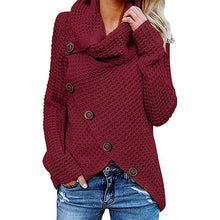 Last inn bildet i Galleri-visningsprogrammet, Irregular Ladies High Collar Sweater