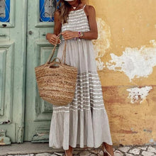 Last inn bildet i Galleri-visningsprogrammet, Kjole med Horisontale Striper