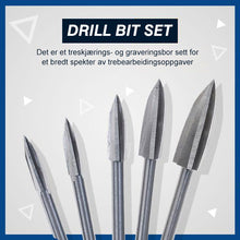 Last inn bildet i Galleri-visningsprogrammet, Treskjæring & Gravering Boresett