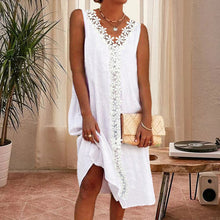 Last inn bildet i Galleri-visningsprogrammet, Ermeløs blondekjole