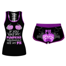 Last inn bildet i Galleri-visningsprogrammet, 🎃1 sett Halloween gresskarsinglet og shorts