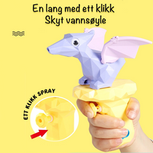 Last inn bildet i Galleri-visningsprogrammet, Tegneserie dinosaur vannpistol leketøy