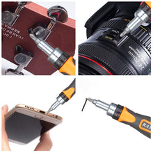 Last inn bildet i Galleri-visningsprogrammet, 38 i 1 presisjons skralle- og skrujern-bitssett