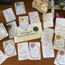 Last inn bildet i Galleri-visningsprogrammet, Morsomme motiverende selvbekreftelseskort