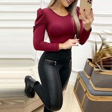 Last inn bildet i Galleri-visningsprogrammet, PU skinnbukse for kvinner