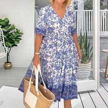 Last inn bildet i Galleri-visningsprogrammet, Lady Summer V-hals Bohemian Dress