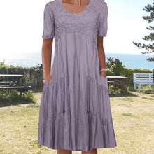 Last inn bildet i Galleri-visningsprogrammet, Ensfarget kjole