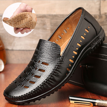 Last inn bildet i Galleri-visningsprogrammet, Lærsandaler for Menn