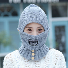 Last inn bildet i Galleri-visningsprogrammet, Windproof warm hat with scarf