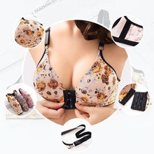 Last inn bildet i Galleri-visningsprogrammet, Blomsterprint Push-up Bh med Front-lukking