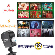 Last inn bildet i Galleri-visningsprogrammet, Halloween og julevindusprojektor