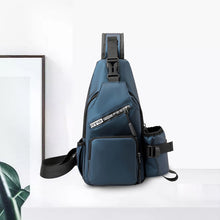 Last inn bildet i Galleri-visningsprogrammet, Skinnfilm for menn, vannflaske brystveske