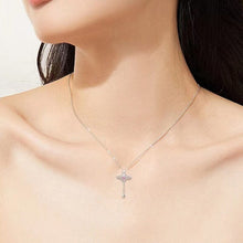 Last inn bildet i Galleri-visningsprogrammet, Rosa Angel Wings Halskjede