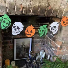 Last inn bildet i Galleri-visningsprogrammet, Halloween skrekkdekorasjons-girlander