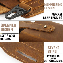 Last inn bildet i Galleri-visningsprogrammet, Retro belte midje herreveske