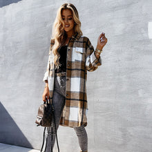 Last inn bildet i Galleri-visningsprogrammet, Moteriktig rutete skjortejakke