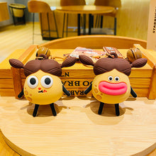 Last inn bildet i Galleri-visningsprogrammet, Kreativ og morsom nøkkelring i silikon, klokkeanheng