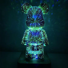 Last inn bildet i Galleri-visningsprogrammet, 3D Fireworks Bear Lights