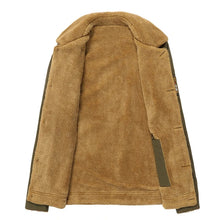 Last inn bildet i Galleri-visningsprogrammet, Overdimensjonert pluss fleece militærjakke