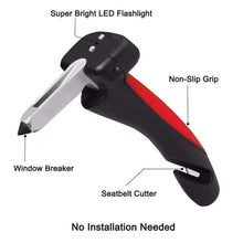 Last inn bildet i Galleri-visningsprogrammet, 2 i 1 bil unnslippe hammer og dørhåndtak