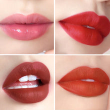 Last inn bildet i Galleri-visningsprogrammet, Fløyelsmatt leppestiftsett med Glamour-kjedepose