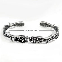 Last inn bildet i Galleri-visningsprogrammet, Englevinger vintage stil armbånd
