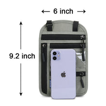 Last inn bildet i Galleri-visningsprogrammet, Reisehalspose med RFID-blokkering