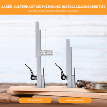 Last inn bildet i Galleri-visningsprogrammet, Saker justerbar sidekledning installasjonsverktøy