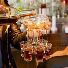 Last inn bildet i Galleri-visningsprogrammet, 6 Shot Glass Dispenser og holder