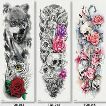 Last inn bildet i Galleri-visningsprogrammet, Full Arm sleeve Tattoo Waterproof temporary tattoo Sticker