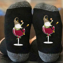 Last inn bildet i Galleri-visningsprogrammet, Gnome Wine Glass Unisex Crew Sokker