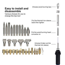 Last inn bildet i Galleri-visningsprogrammet, Professional Wood Burning Set