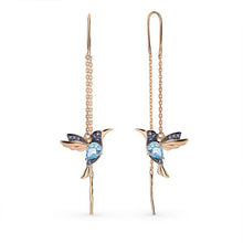 Last inn bildet i Galleri-visningsprogrammet, Elegante Hummingbird øredobber for kvinner