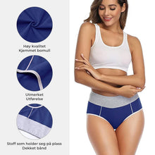 Last inn bildet i Galleri-visningsprogrammet, Nye Plus Size høy midjet bomullstruser