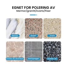 Last inn bildet i Galleri-visningsprogrammet, Straight Edge vakuumtørr rillet diamantsliper