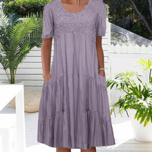 Last inn bildet i Galleri-visningsprogrammet, Ensfarget kjole