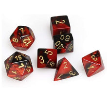 Last inn bildet i Galleri-visningsprogrammet, To-farges blanding av multisidig terningssett