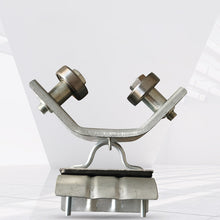 Last inn bildet i Galleri-visningsprogrammet, Vinkeljernskinne hengende wire trinse