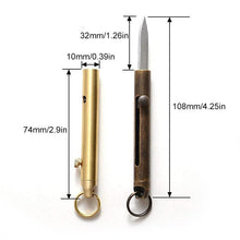 Last inn bildet i Galleri-visningsprogrammet, Uttrekkbar kniv nøkkelring