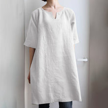 Last inn bildet i Galleri-visningsprogrammet, Ensfarget Løs kjole