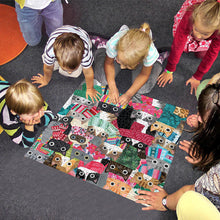 Last inn bildet i Galleri-visningsprogrammet, Wintry Cats 500 brikker puslespill