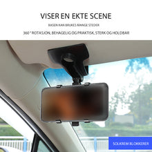 Last inn bildet i Galleri-visningsprogrammet, Dashbordtelefonholder med nummerplate
