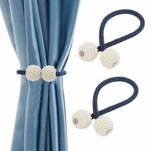 Last inn bildet i Galleri-visningsprogrammet, Pearl Curtain Tiebacks with Strong Magnetic Clips, 2 pcs