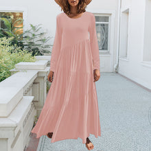 Last inn bildet i Galleri-visningsprogrammet, Asymmetrisk langt skjørt med rund hals