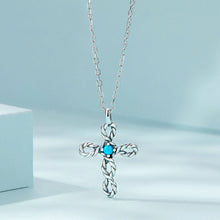 Last inn bildet i Galleri-visningsprogrammet, Lucky Eye Cross Halskjede og øredobber